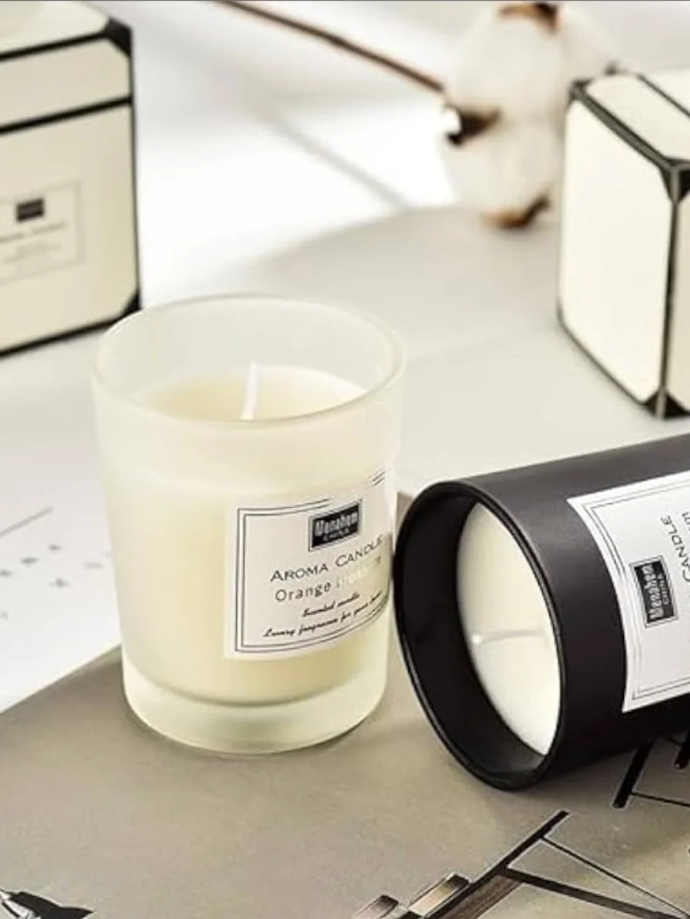 NEW Menahem Natural Soy Aroma Therapy Candle - Wild Bluebell